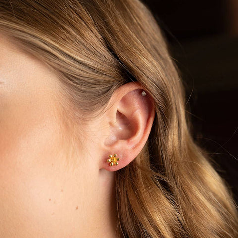 Lily Flower Stud Earring Lily Flower Stud Earring