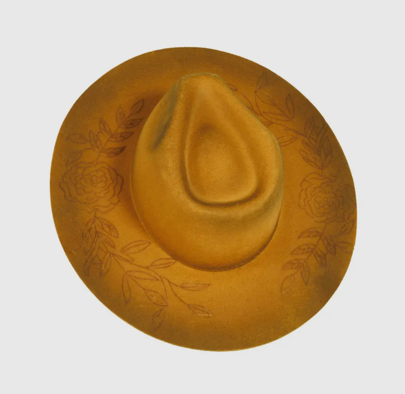 Wool Felt Pinch Front Rancher Hat