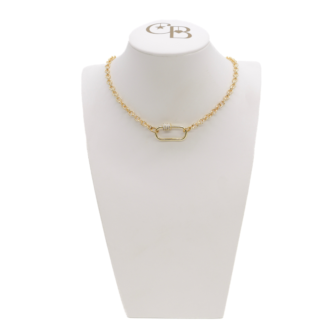 Gold Ruth Necklace w/ Gabi