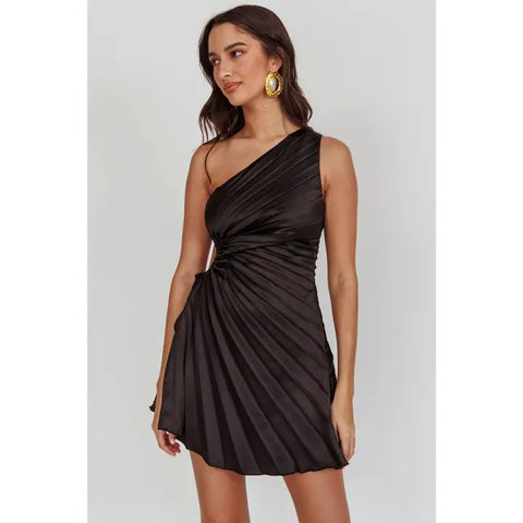 Asymmetrical Mini Dress Asymmetrical Mini Dress