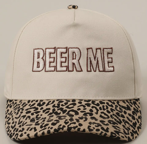Beer Me Leopard Camo Hat Beer Me Leopard Camo Hat