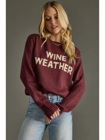 Wine Weather Sweater Wine Weather Sweater