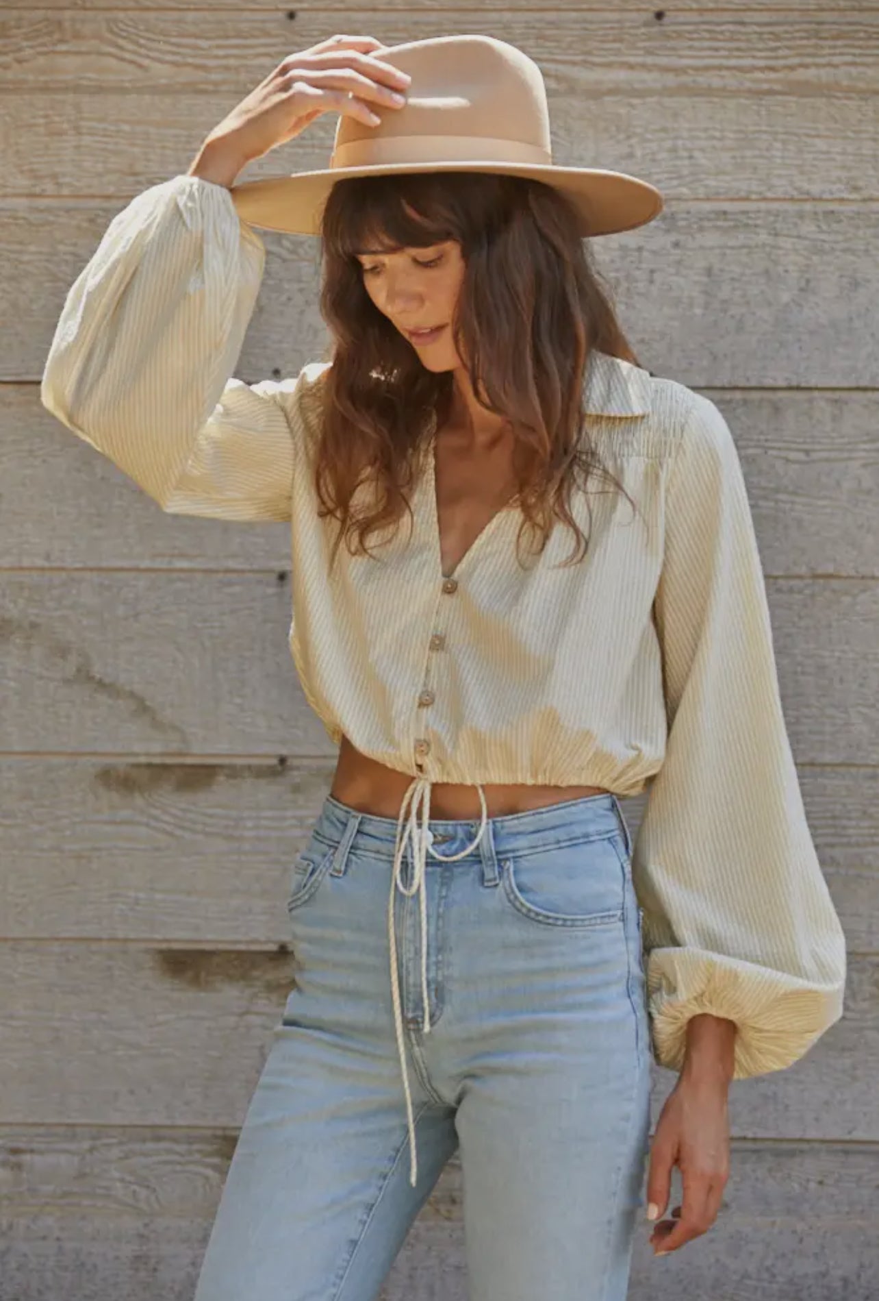 Waist Tie Blouse