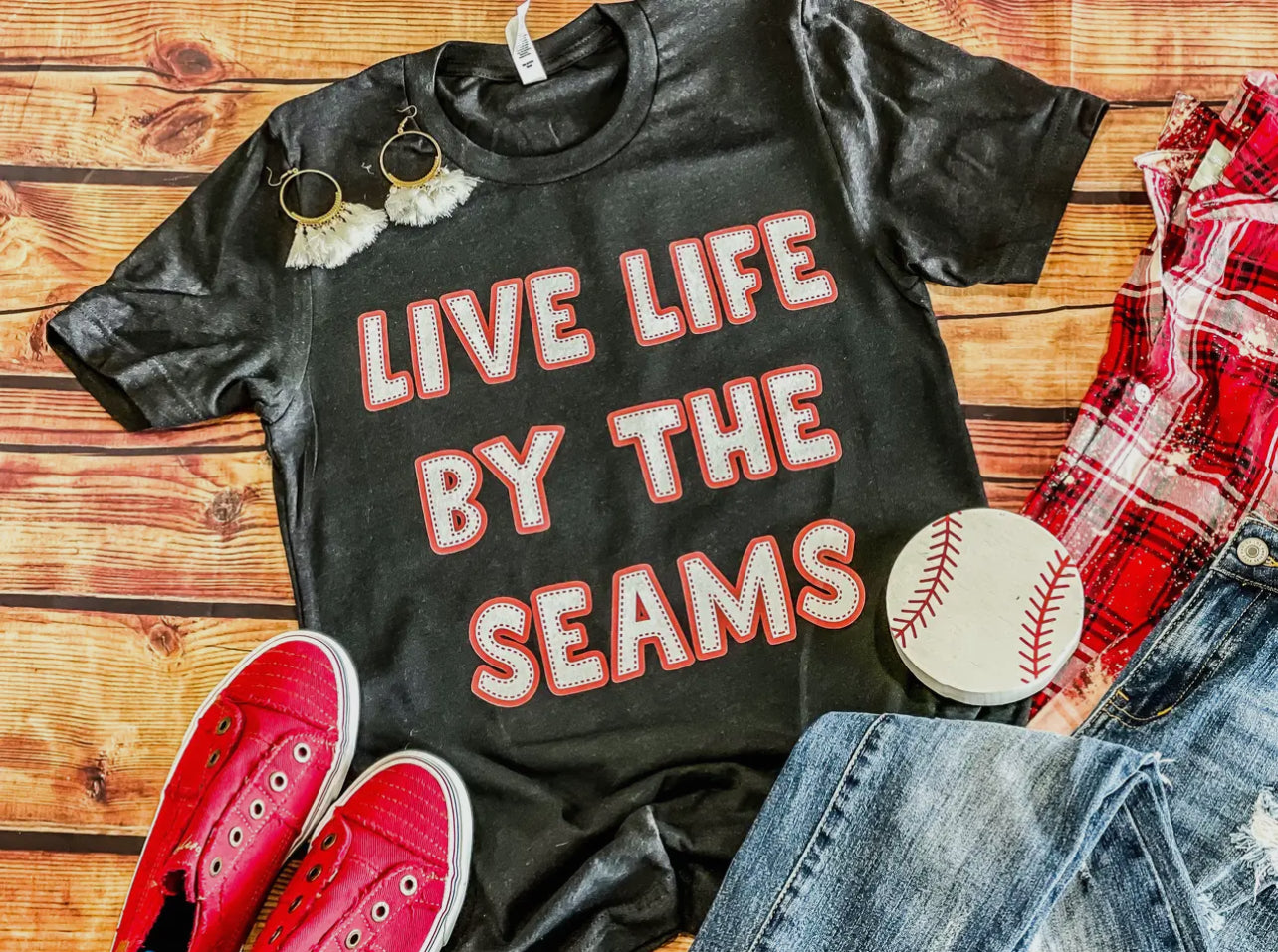 By The Seams Tee