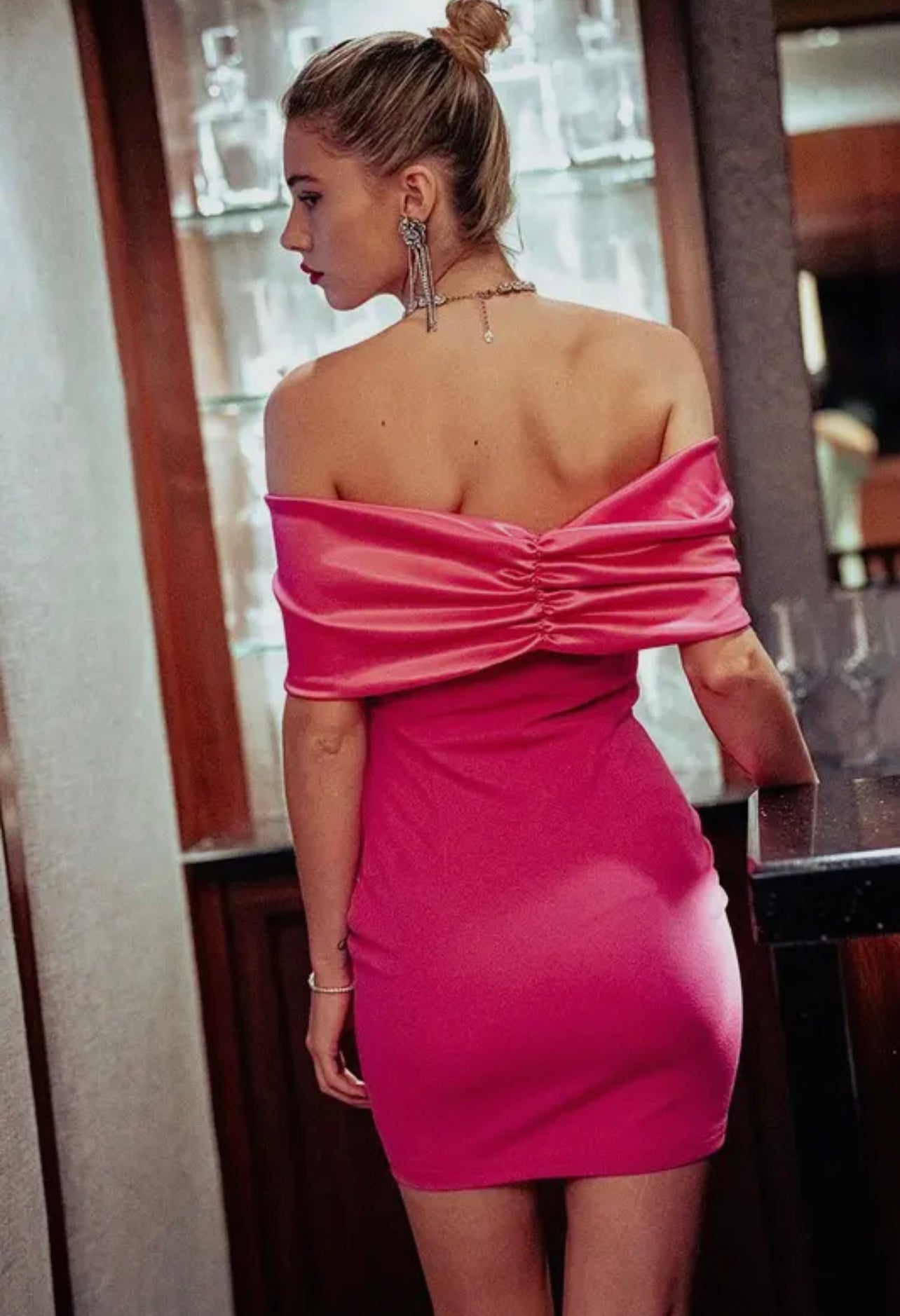 Off Shoulder Bow Mini