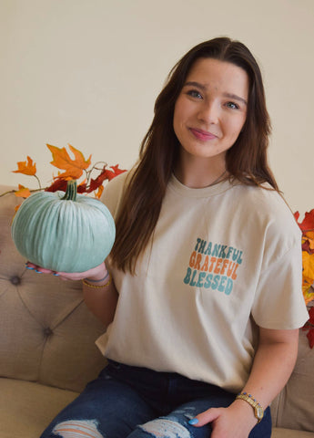 Thankful Grateful Blessed Tee Thankful Grateful Blessed Tee