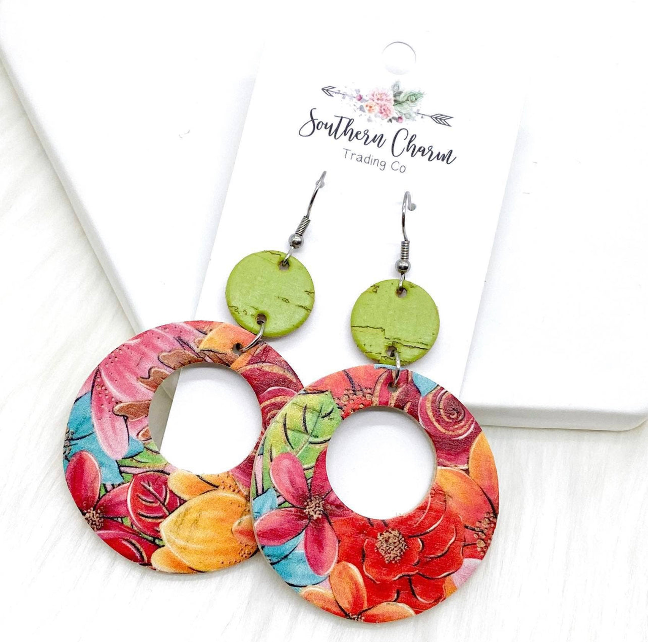 Lime & Tropical Earrings