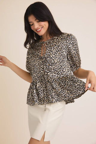 Animal Print Blouse