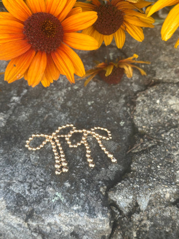 Gold Bead Bows
