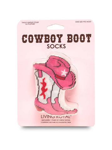 Western Cowgirl Crew Socks