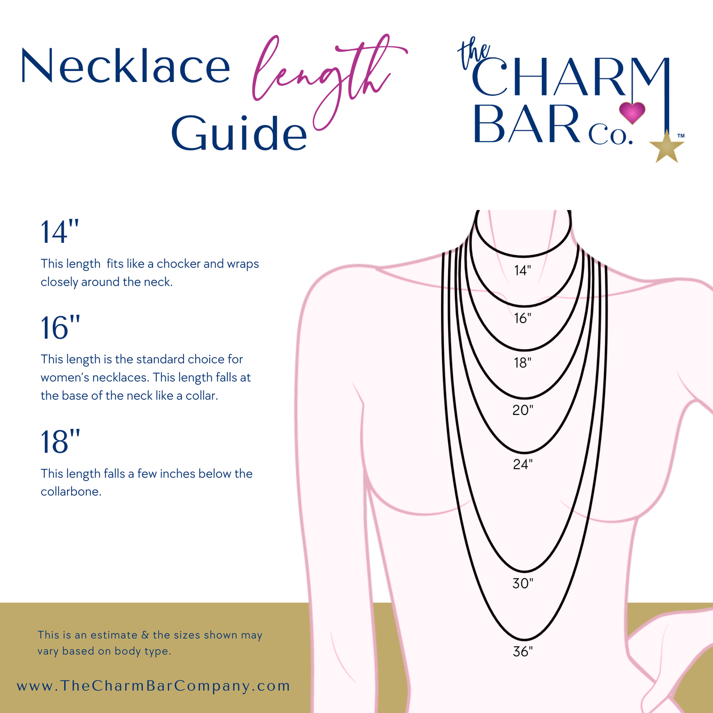 * Gold Ashley Necklace