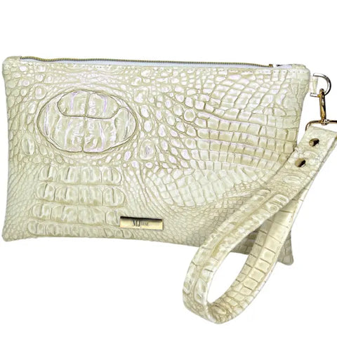 Ice Gator Blush Beauty Mj Luxe Clutch