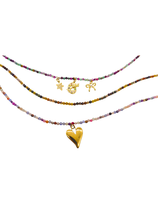Gold Beaded Necklace