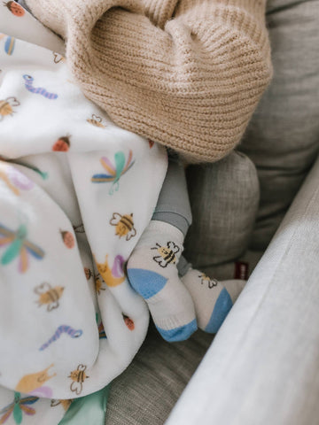 Reversible Baby Blanket  Love Bug