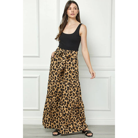 Leopard Palazzo Pants