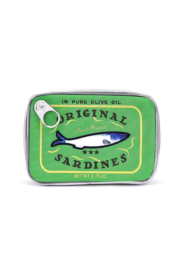 Sardine's Tin Can Cosmetic Bag (Green)
