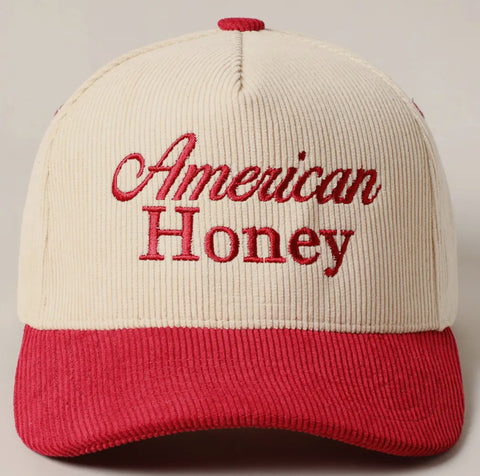 American Honey Corduroy Trucker Baceball Cap