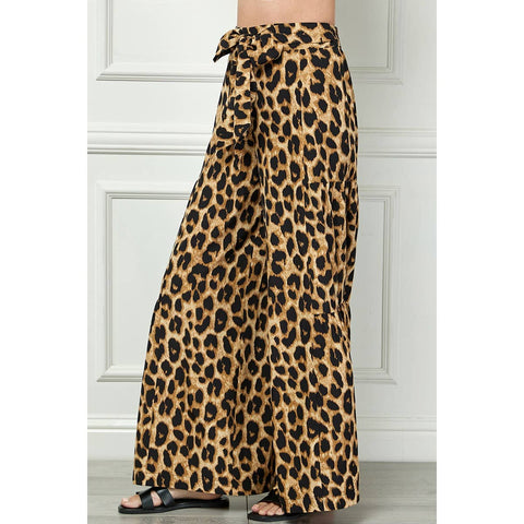 Leopard Palazzo Pants