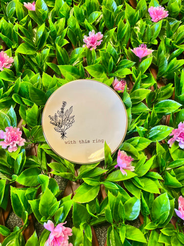 With This Ring Trinket Dish