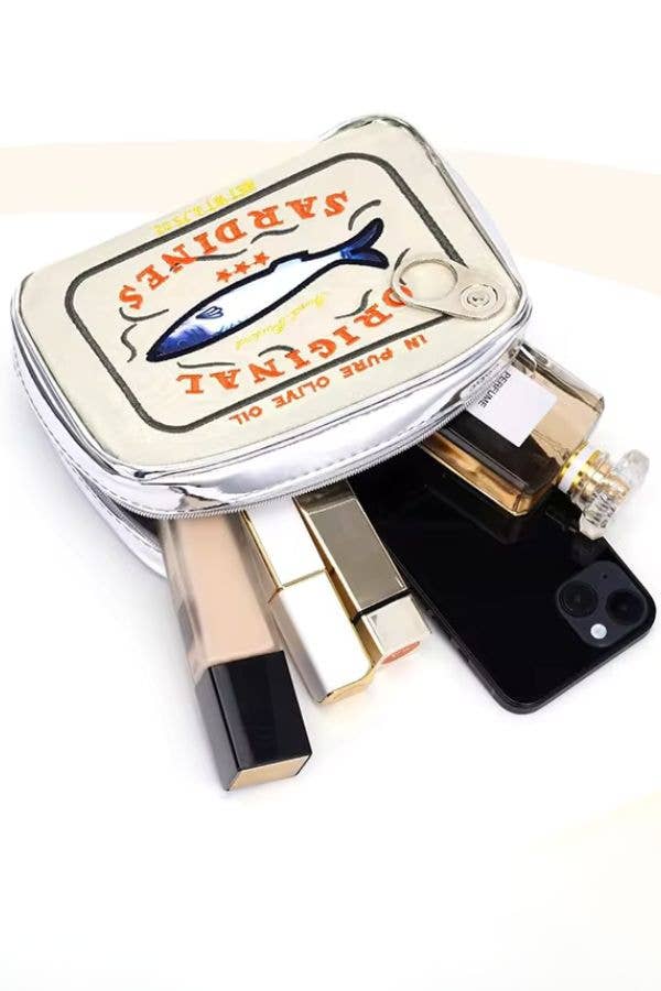 Sardine's Tin Can Cosmetic Bag (Green)