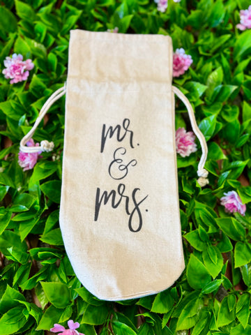 Mr. & Mrs. Wine Bottle Holder