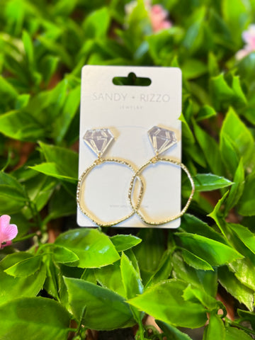 Diamond Ring Hoops