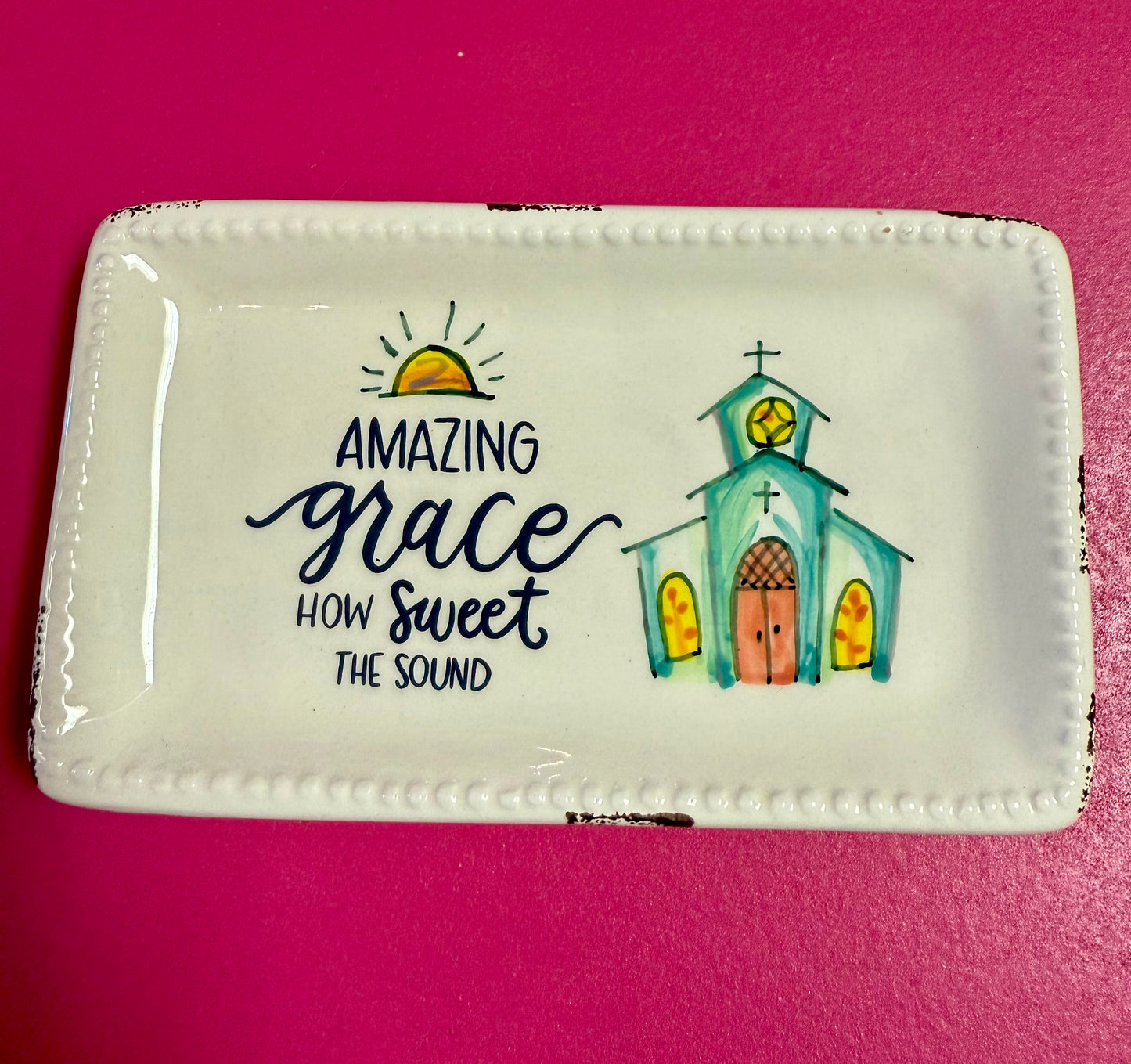 Amazing Grace Trinket Dish