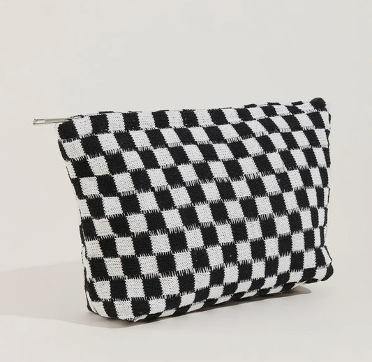Checker Travel Pouch
