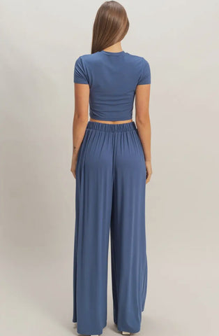 Blues Wide Leg Set