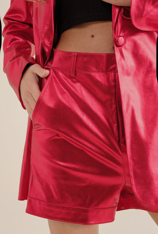 Metallic Blazer Set