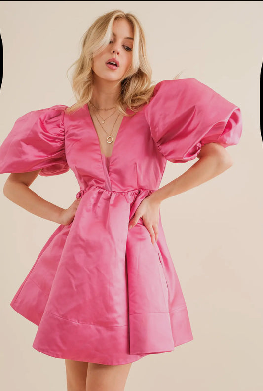 Pink Babydoll Dress