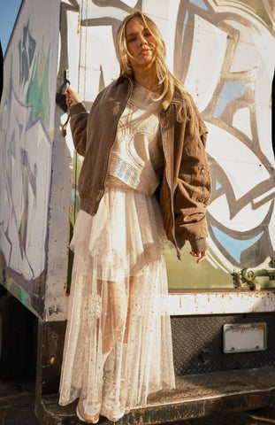 Oversized Bomber Jacket