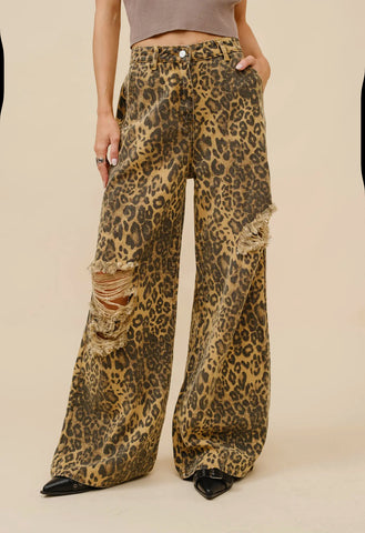 Leopard Jeans