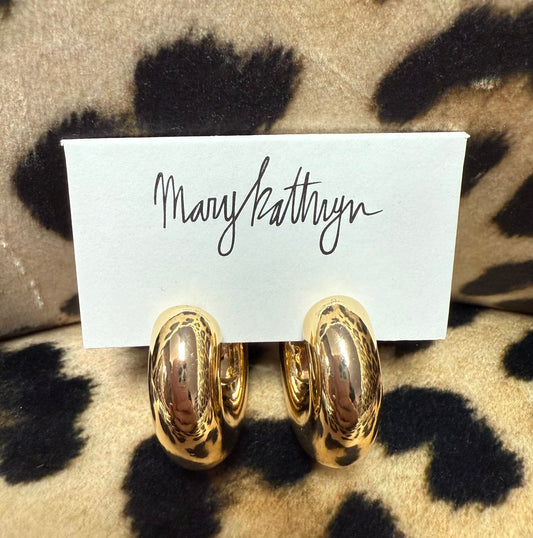 Chunky Gold Hoops