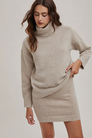 Knit Sweater & Skirt Set