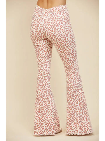 Animal Print Bell Bottoms