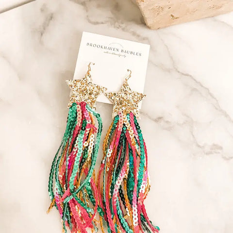 Shooting Star Statement Earrings