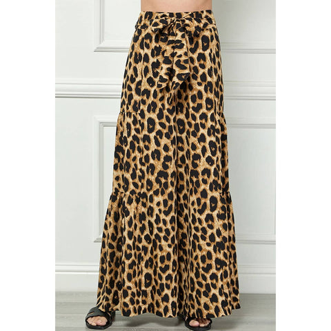 Leopard Palazzo Pants