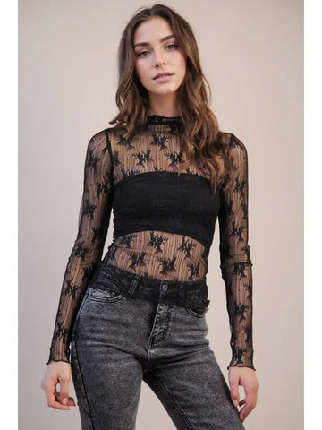 Mesh Lace Top