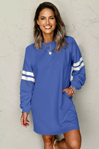 Varsity Sweatshirt Dress