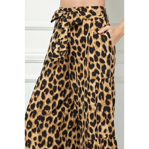Leopard Palazzo Pants