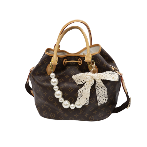 Lace Bow Purse Charm