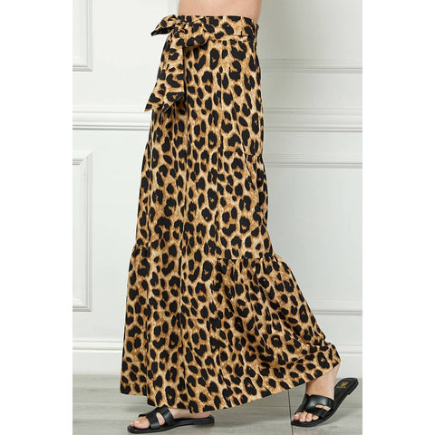 Leopard Palazzo Pants