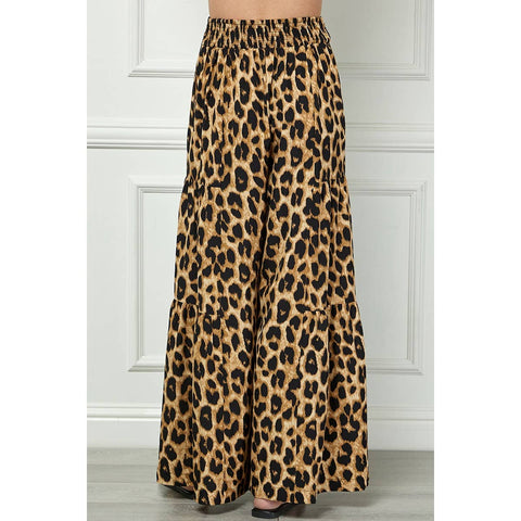 Leopard Palazzo Pants