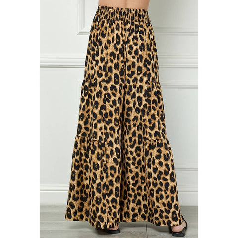 Leopard Palazzo Pants