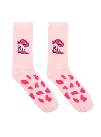 Western Cowgirl Crew Socks