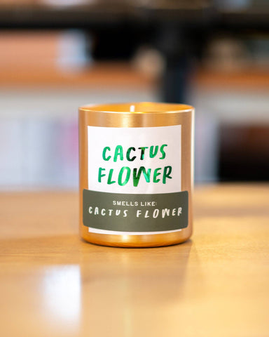 Cactus Flower Candle