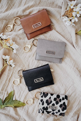 Taupe Itzy Mini Wallet™ Card Holder