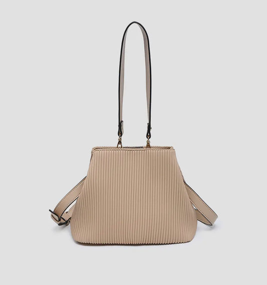 Pleated Satchel