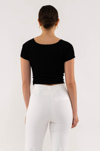 Crossover Crop Top